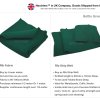 Rib Knit Fabric Trim & Sweater Material. Stretch Cuffing Waist Band, 3mm Ribs Thickness Width, Chunky 2x2 Ribbed Knitted. Cut and Sew - Thumbnail Image 16