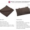 Rib Knit Fabric Trim & Sweater Material. Stretch Cuffing Waist Band, 3mm Ribs Thickness Width, Chunky 2x2 Ribbed Knitted. Cut and Sew - Thumbnail Image 17