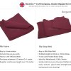 Rib Knit Fabric Trim & Sweater Material. Stretch Cuffing Waist Band, 3mm Ribs Thickness Width, Chunky 2x2 Ribbed Knitted. Cut and Sew - Thumbnail Image 18