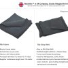 Rib Knit Fabric Trim & Sweater Material. Stretch Cuffing Waist Band, 3mm Ribs Thickness Width, Chunky 2x2 Ribbed Knitted. Cut and Sew - Thumbnail Image 19