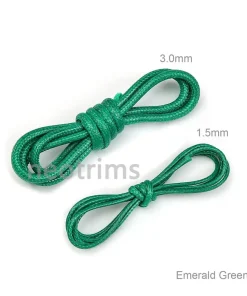 Waxed Cord String,1.5mm & 3.0mm,26 Colors For Craft Jewelry Making And Lace Through Thong,Strong Cotton Feel Polyester Cord Water Resistant
