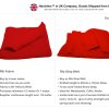 Rib Knit Fabric Trim & Sweater Material. Stretch Cuffing Waist Band, 3mm Ribs Thickness Width, Chunky 2x2 Ribbed Knitted. Cut and Sew - Thumbnail Image 33