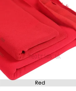 Sweatshirt Fleece, Brushed Fabric and Matching Rib, 35 Colours, European Schools Approved and Tested Brushed Back Finish, British Made, 260GSM