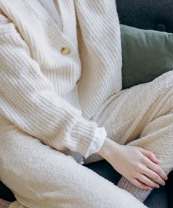 Rib Knit Fabric Trim & Sweater Material. Stretch Cuffing Waist Band, 3mm Ribs Thickness Width, Chunky 2x2 Ribbed Knitted. Cut and Sew