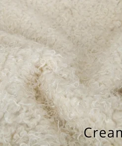 Pile Fabric Soft, Sheep Wool Fleece in 6 Natural Colours for Craft, Photography Backdrops and Babies