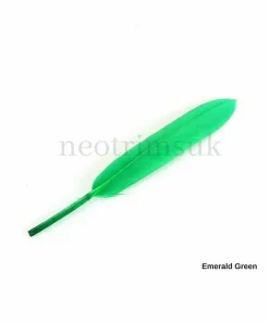 Neotrims 10 Pcs Goose Quill Feathers, 18 Colors, Loose, Trimmings, Crafts, Millinery