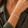 💎Vintage Crystal Chain Bracelet Jewelry,Swarovski Crystal Elements on 14K Gold Plated Chain Christmas or Anniversary Gift Idea for Her,Sale - Thumbnail Image 12