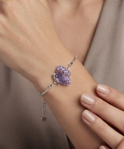 💎Butterfly Charm Chain Bracelet Swarovski Crystal Elements Delicate Timeless No Fuss Gift Idea for Her Christmas.14K Gold or Rhodium On Sale