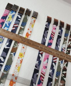 📢 CLEARANCE SALE! 28mm Printed Pattern Webbing Strap Woven Buckle Belts.MixColor,5pcs JobLot,Cut & Sew as Trimming Accessorise Costume Trim Craft Projects